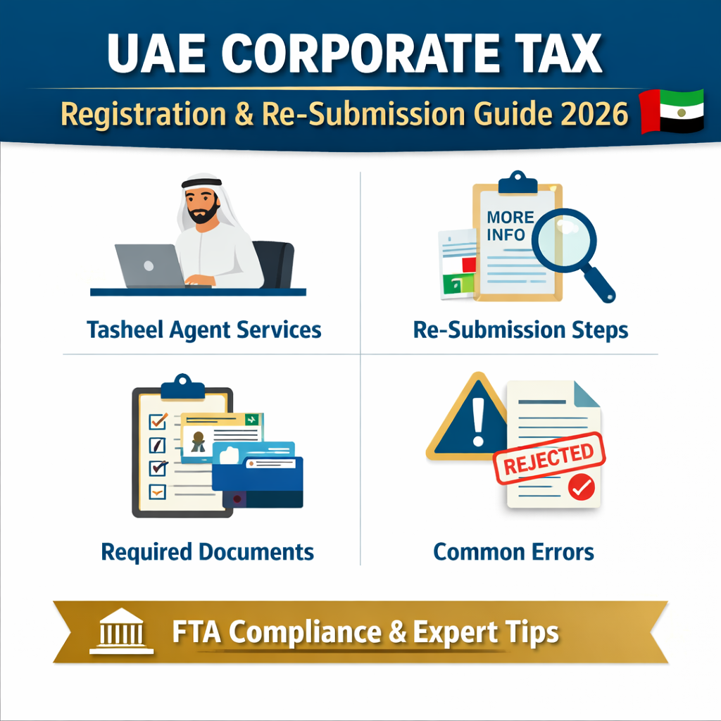 UAE Corporate Tax Registration & Re-Submission Guide