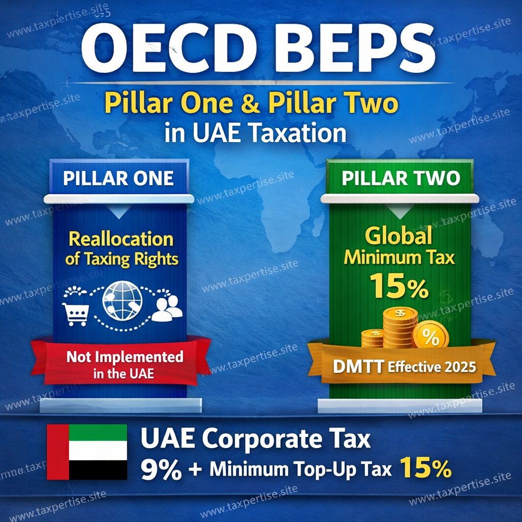 OECD BEPS Pillar One and Pillar Two Explained Under UAE Tax Law