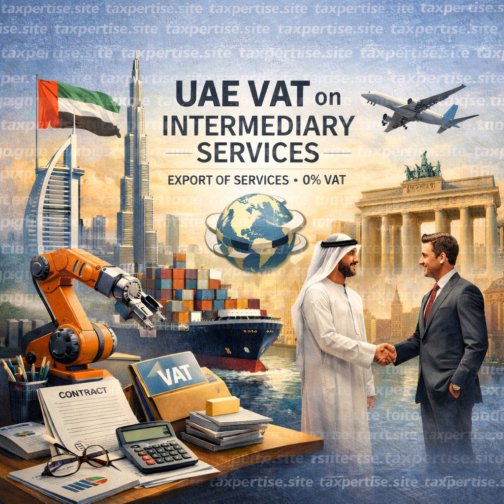 UAE VAT on Intermediary Services | Commission Income & Zero-Rating Explained