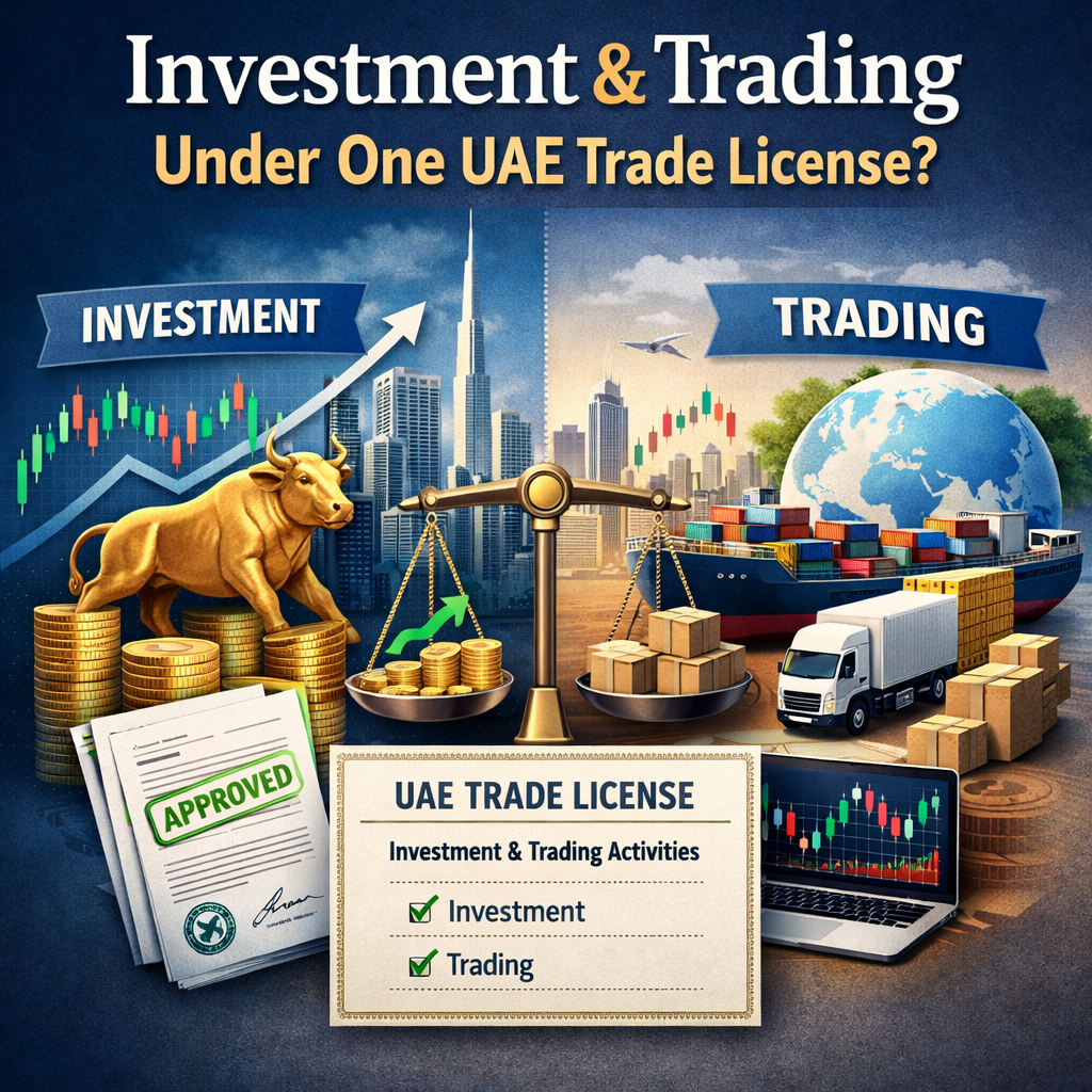Can You Add Investment and Trading Activities Under One UAE Trade License?