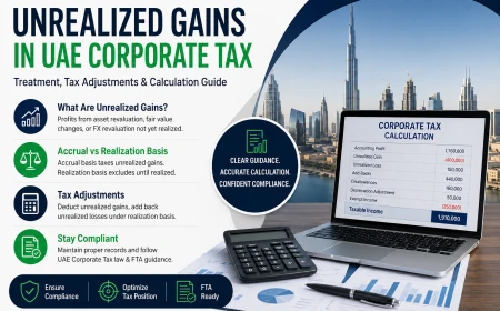 Unrealized Gains in UAE Corporate Tax: Full Technical Guide with Complete Tax Computation (2026)