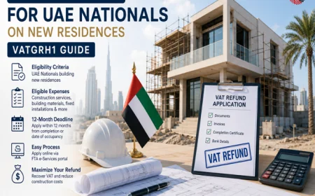 VAT Refund for UAE Nationals on New Residences in UAE – Complete FTA Guide (VATGRH1 Explained)