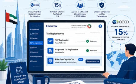 EmaraTax Portal Update: UAE FTA Enables Pillar Two Top-Up Tax Registration
