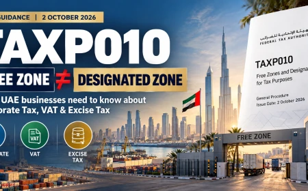 TAXP010 - Free Zones and Designated Zones for UAE Tax Purposes